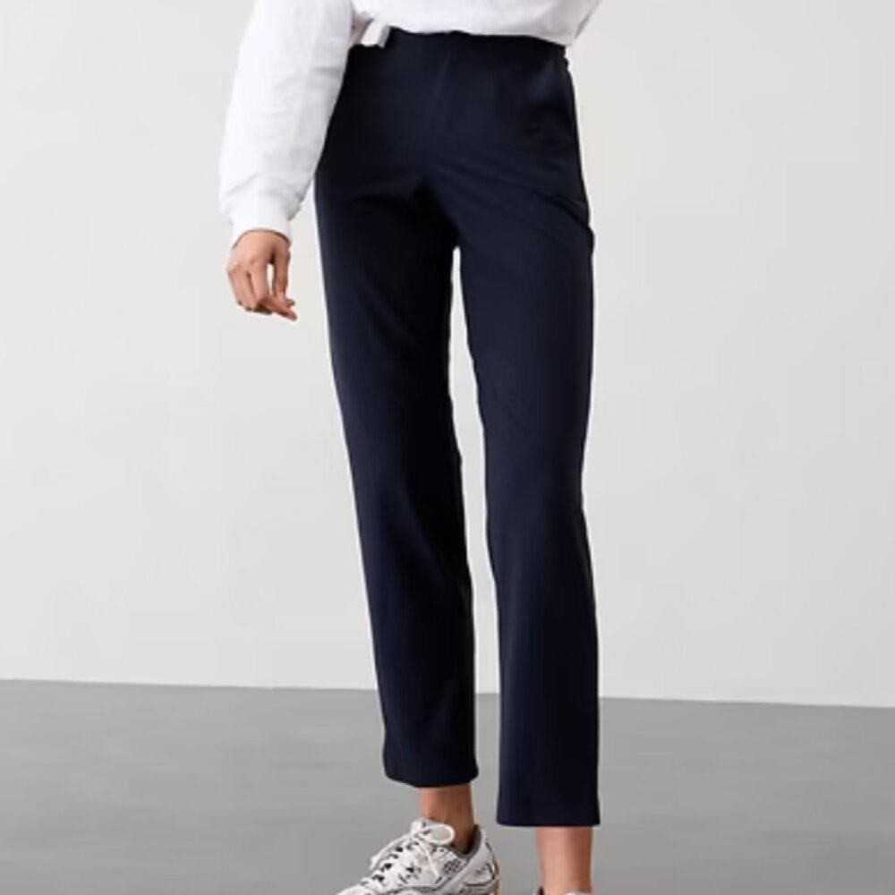 Athleta Brooklyn Ankle Pant Navy Petite 4